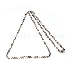 Colliers à chaînes en acier inoxydable 304&nbsp;NJEW-M151-02P