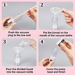 6 шт. 3-х стильный пластиковый пустой многоразовый флакон-насос безвоздушного типа MRMJ-BC0003-42