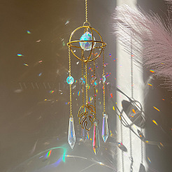 Подвеска в виде ловца солнца из хрустального стекла PW-WGAB53F-01