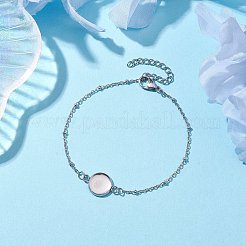 Anlaufbeständige Satellitenketten-Armbandherstellung aus Edelstahl 304&nbsp;X-BJEW-JB10587-01