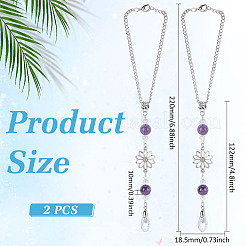 2 шт. подвеска из сплава в виде цветка&nbsp;HJEW-ME0001-07A