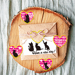 Углеродистая сталь разрезает трафареты DIY-WH0309-1722