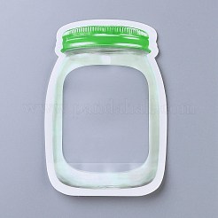 Sacchetti sigillati con cerniera a forma di bottiglia riutilizzabili&nbsp;OPP-Z001-03-A