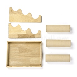 Браслет для ювелирных изделий из дерева с 3 слоем отображает подставки RDIS-K003-02B