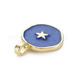 Латунь эмаль подвески KK-Q283-057E-NR