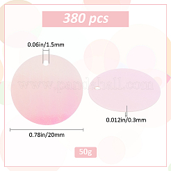 Подвески из пвх с пайетками KY-WH20004-07B