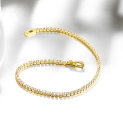 Romantique alliage d'étain bracelets strass tcheque&nbsp;BJEW-BB02311-G