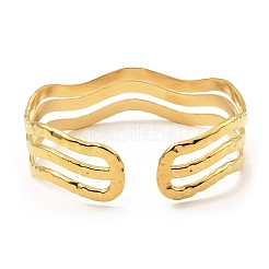 Браслеты-манжеты из нержавеющей стали 304&nbsp;LS-BJEW-P302-09G