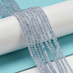 Природные Аквамарин бисер нитей G-A097-A17-01