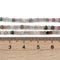 Natürlichen Fluorit Perlen Stränge&nbsp;G-RM2025-D50-2x2mm-A