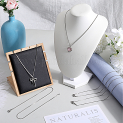 12 шт. набор из цепочек-коробок из нержавеющей стали 304 NJEW-SC0001-21