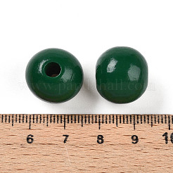 Расписные бусы из натурального дерева WOOD-A018-16mm-05