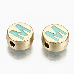 Legierung Emaille-Perlen&nbsp;ENAM-S122-029M-RS