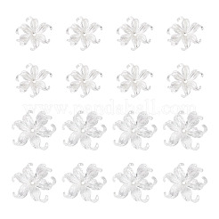 40 pièce de 2 styles de capuchons de perles en plastique&nbsp;KY-TA0001-67
