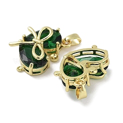 Подвески из настоящего латунированного стекла из золота 18 карат&nbsp;KK-R161-02G-02