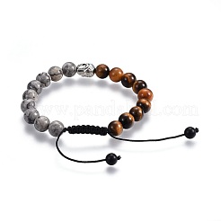 Braccialetti di perline intrecciati in pietra mista naturale&nbsp;BJEW-JB04128