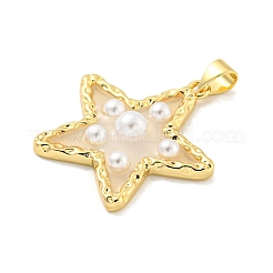 Подвески из латуни и эпоксидной смолы с покрытием стойки KK-C059-08A-G