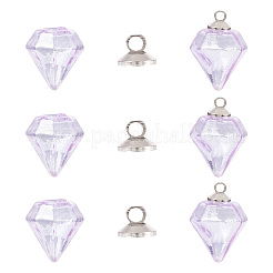 DIY Diamant-Glasflaschen-Anhänger-Bausätze&nbsp;DIY-TA0012-40D