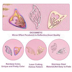 12 шт. 2 стиля ионного покрытия (IP) 201 подвески из нержавеющей стали STAS-DC0001-78