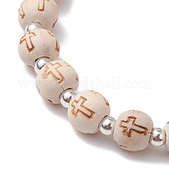 Крест сплав эмаль с подвесками из стразов украшение&nbsp;HJEW-JM02998