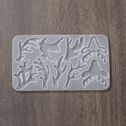 Силиконовые Молды для подвесок в виде рождественского силуэта своими руками&nbsp;DIY-F140-02B