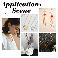 Подвески из нержавеющей стали 304 с вакуумным покрытием pvd&nbsp;STAS-UN0019-76