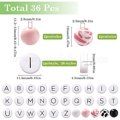 Круглые и плоские круглые пищевые экологически чистые силиконовые бусины SIL-SC0001-85