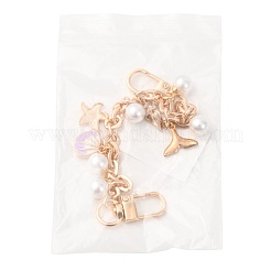 Сплав цепи сумки удлинители цепи&nbsp;HJEW-FS00057-04