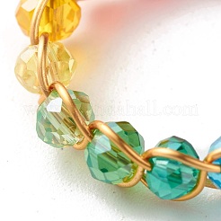 Anelli di perle di vetro&nbsp;RJEW-TA00011