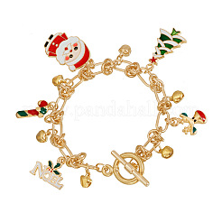 Браслеты с подвесками из сплава и эмали на Рождество FS-WG5D6F3-02