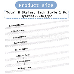 24 ярд двух видов кружевной ленты из молочного волокна&nbsp;OCOR-CY0001-09B