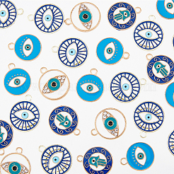 Подвески из сплава эмали 80шт 4 стиля ENAM-DC0001-15