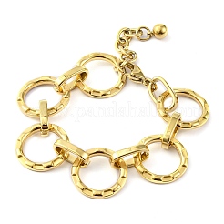 Браслет из нержавеющей стали 304 для женщин&nbsp;BJEW-U009-03G