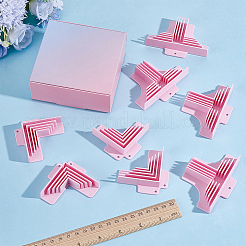 8 pz guide angolari in plastica per scatole in truciolato&nbsp;NDIS-WH0696-881A