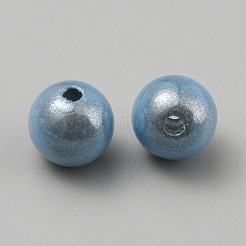 Perles acryliques peintes par pulvérisation mates&nbsp;OACR-TAC0001-13A