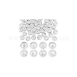 64 шт. 4 стиля латунные бусины с большим отверстием на удачу KK-GA0001-59S