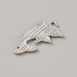 Подвески из сплава с эмалью на тему океана&nbsp;ENAM-CJC0022-14A-AS