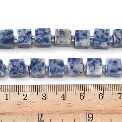 Натуральное синее пятно нитки из бисера яшмы G-D338-A02