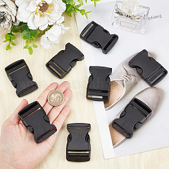 Пластиковая сторона релиз пряжки&nbsp;LS-FIND-WH0036-65