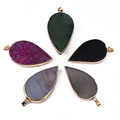 Естественно агат большие кулоны G-N326-106