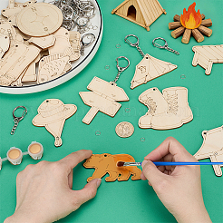 Kits de fabrication de porte-clés bricolage&nbsp;DIY-PH0038-92A