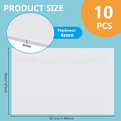 Tamponi di fogli ondulati di plastica&nbsp;DIY-WH0632-18A-02