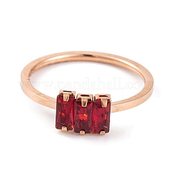 Кольцо из нержавеющей стали 304&nbsp;RJEW-C086-04-RG