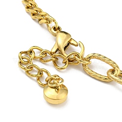 Браслет-сердце из смолы с бусинами из натурального жемчуга BJEW-Z016-08G