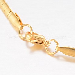 Halsketten aus Edelstahl 304&nbsp;X-NJEW-D274-01G