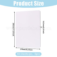 10 Blatt A4 Kunstzeichnungsskizzenbuch&nbsp;DRAW-WH0007-003B