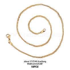 Ожерелья из нержавеющей стали 304 с коробчатой цепочкой STAS-UN0017-65G