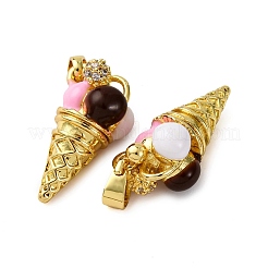 Латунные микро проложить кубического циркония подвески&nbsp;KK-F911-09G