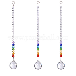 Kristall Suncatcher Prisma Kugel&nbsp;AJEW-WH0021-35A
