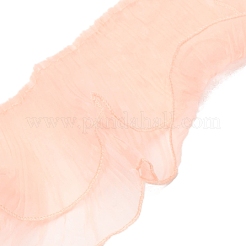 4 ярд двухслойной плиссированной кружевной ленты из органзы&nbsp;OCOR-UN0001-06B